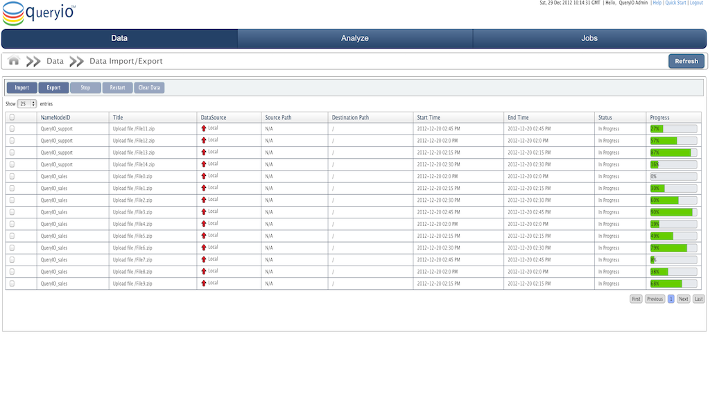 Import Big Data