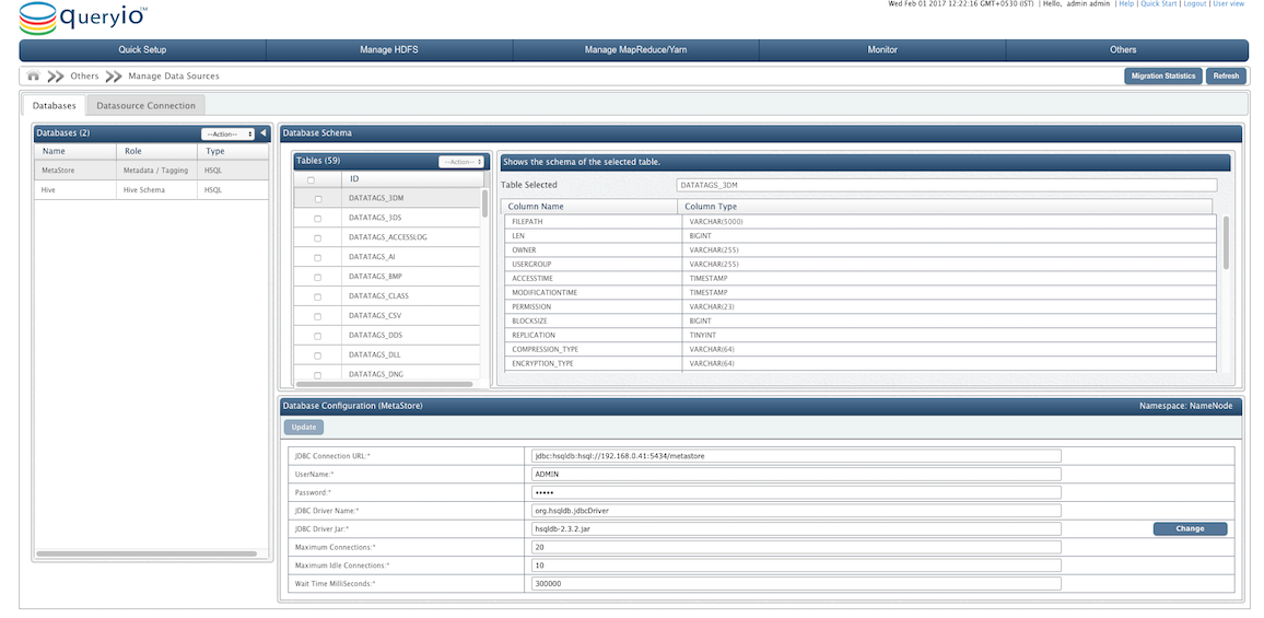 Hadoop SQL database